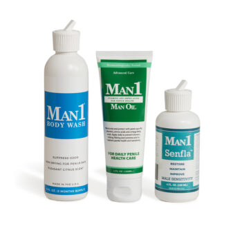 man1 collection: body wash, man oil, and senfla